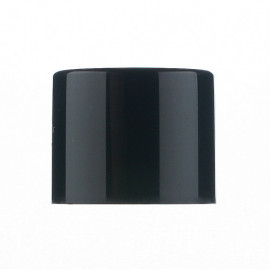 Ø17 Double plain cap -Black