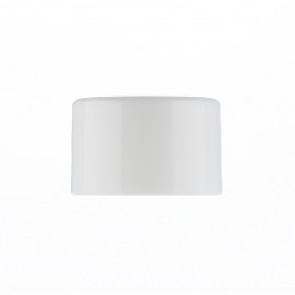 Ø18 Plain cap -White