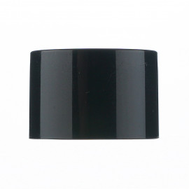 Ø20 Double plain cap -Black