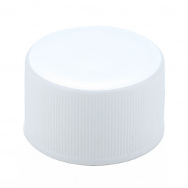 Ø28 Plain cap - White