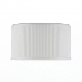 Ø28 Plain cap - White